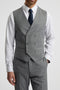 INDUS GREY SOFT CHECK SLIM WC-Suits-INDUS GREY SOFT CHECK SLIM WC- Ted Baker Romania